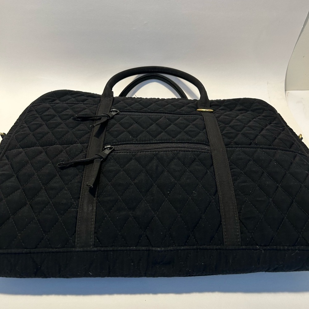 Vera Bradley Black Quilted Interior Tote - Picture 4 of 8